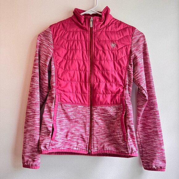 Ariat Pink Capistrano Riding Jacket/Coat Girls Size Large L (12) - Picture 1 of 4